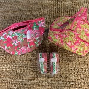 Lily Pulitzer Cups, Cooler, and Bag